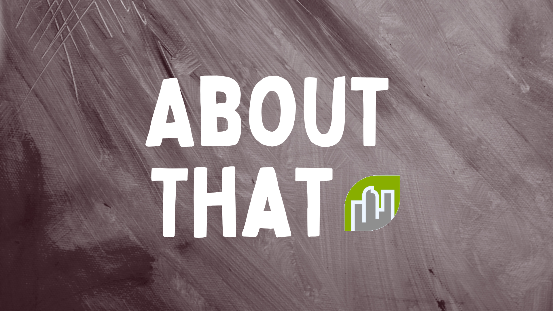 About That Large Logo